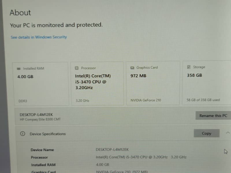HP tower PC 0
