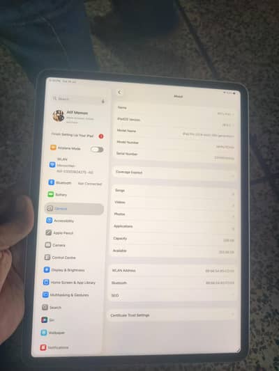 ipad pro 2021 M1 5 gen 12.9 256GB