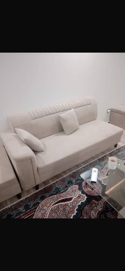 15 Seater Luxury Sofa Set with 2 Tables – Recently Bought | Like New