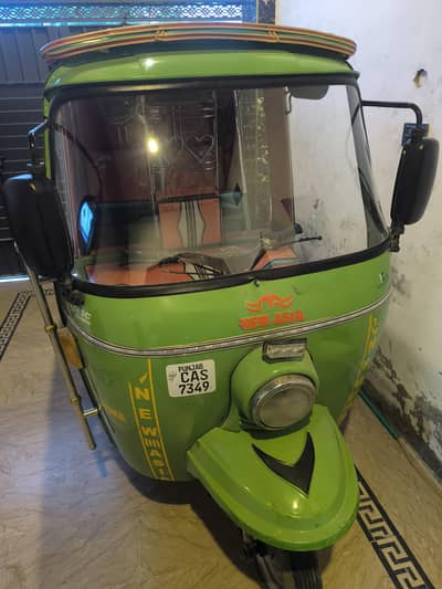 NEW ASIA  full size rishaw with Salander green colour