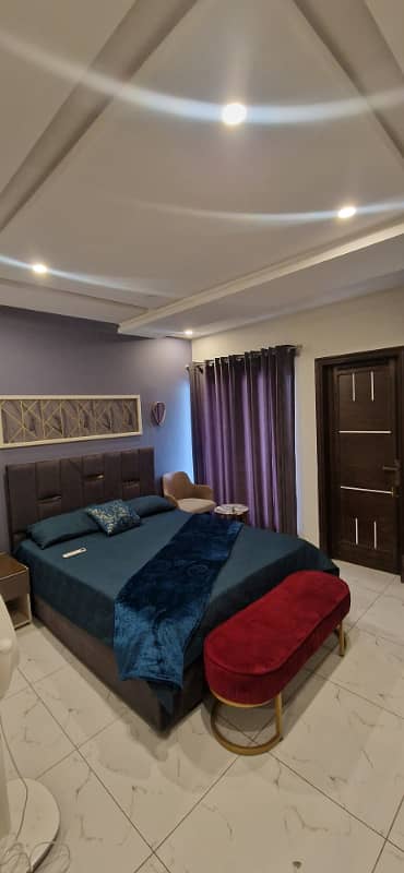 Eiffel Facing One Bed Furnished Apartment Bahria Town Per Day Rent