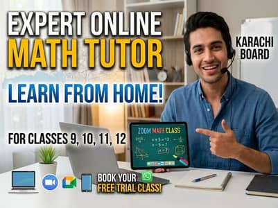 Online Math Teacher for School & College Students