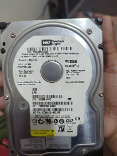 80gb hard drive  for sale