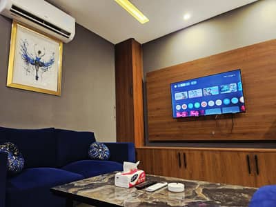 Stylish 1 Bed Furnished Apartment Bahria Town Per Day Rent