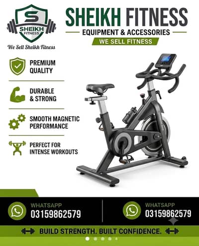 Exercise Spinning bike | Eleptical | Fitness Bike | Gym Equipment