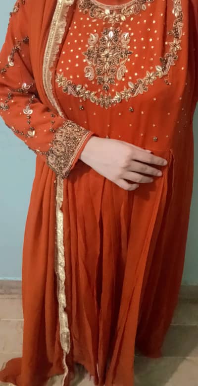Brand new jesi orange party wear maxi for sale 
