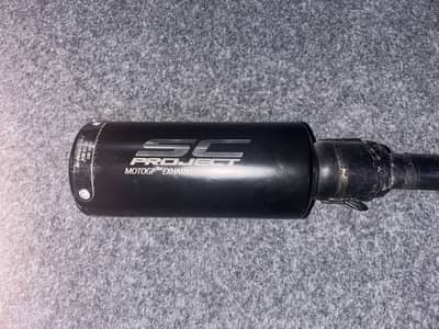 Sc Project CRT Exhaust with cd70 bend pipe