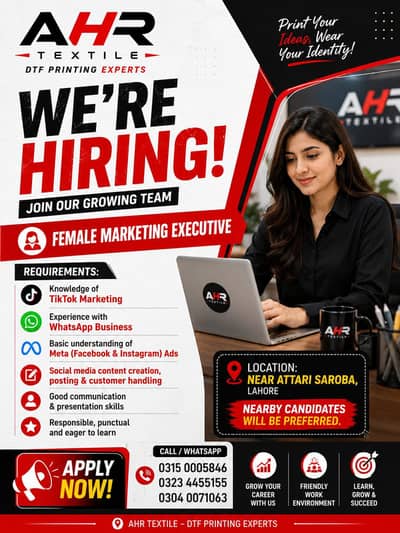 Female Marketing Executive