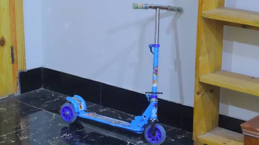 Kids Scooter (Mickey Mouse) - 3 Wheel - Adjustable Height
