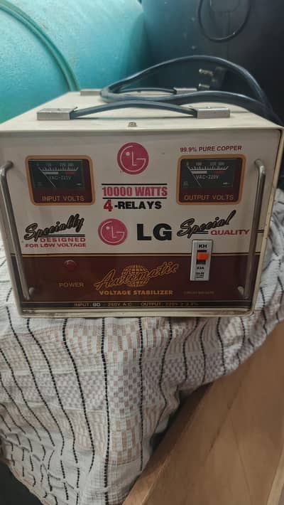 LG Steblizer 10000 Watt pure Cooper 4 Relay