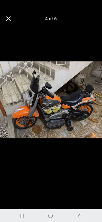 Kids electric rechargable bike.