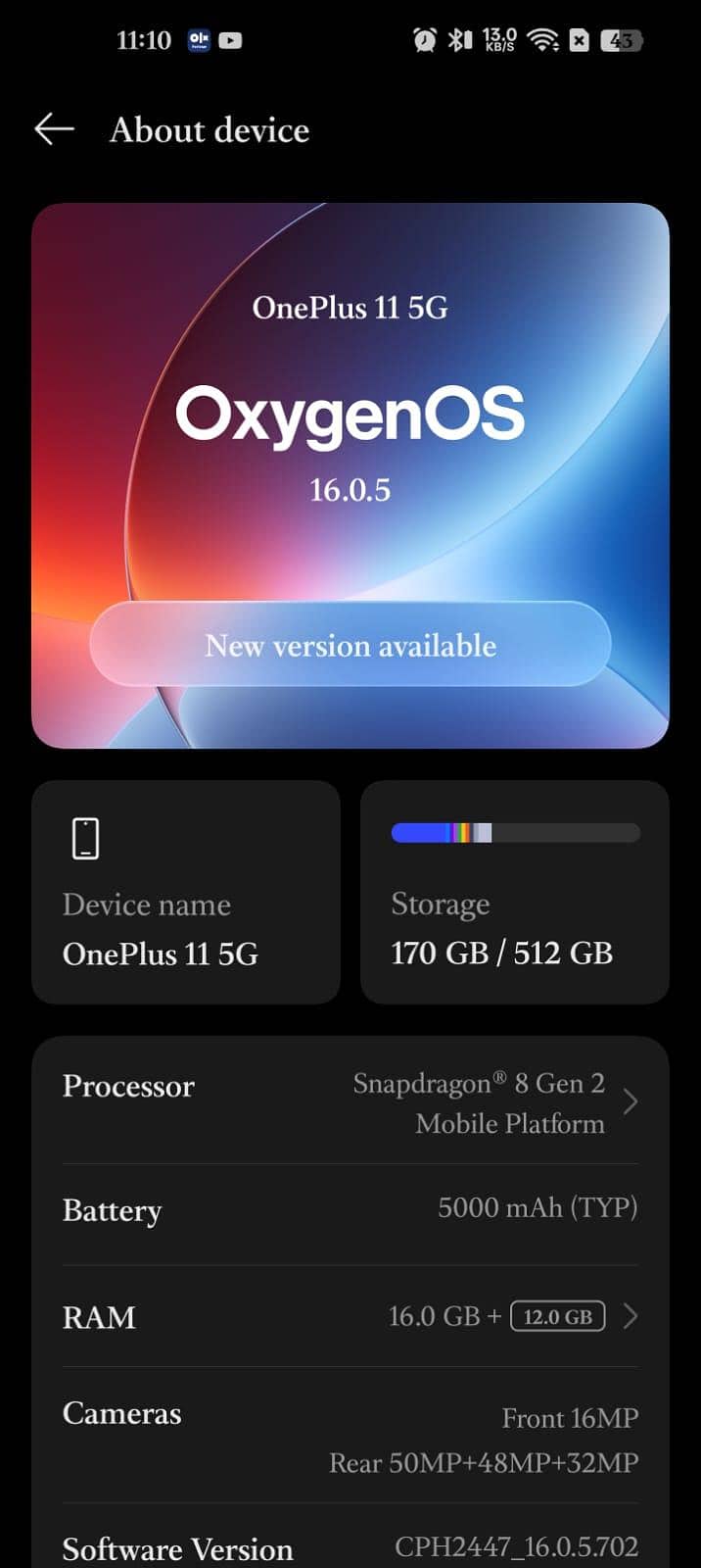 One Plus 11 4