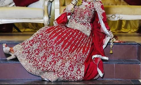Bridal lehnga / Wedding Dress/ Just one time used