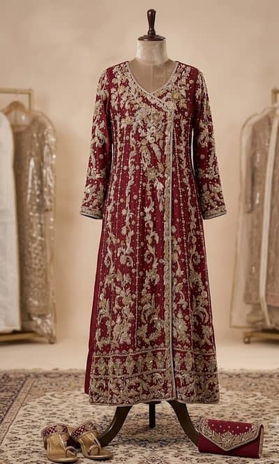 Brand New Farshi Lehenga for Bride | Luxury Bridal Farshi Lehenga | He