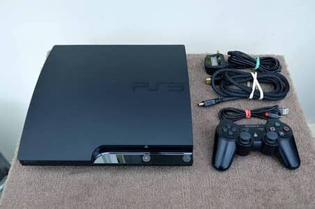 PlayStation 3 (PS3) with HEN Jailbreak & Extra Controller - 10/10