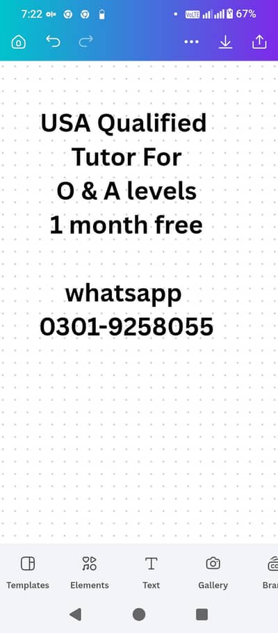USA Qualified tutor. O & A levels. 1 month free.