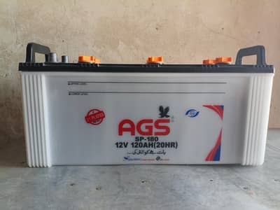 21 plate ags battery 12v
