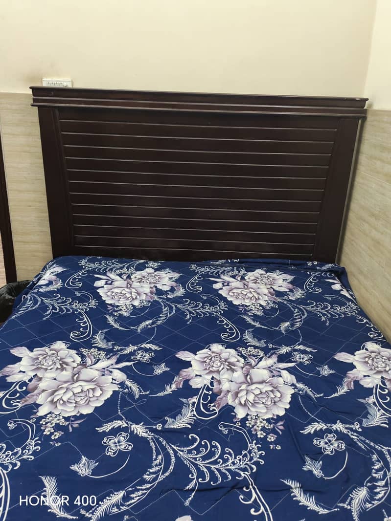 Double Bed with Foam Mattress for Sale 1