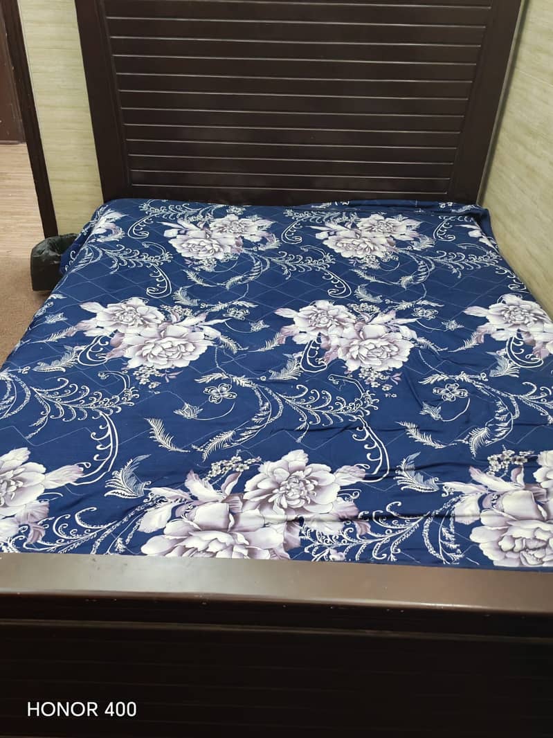 Double Bed with Foam Mattress for Sale 2