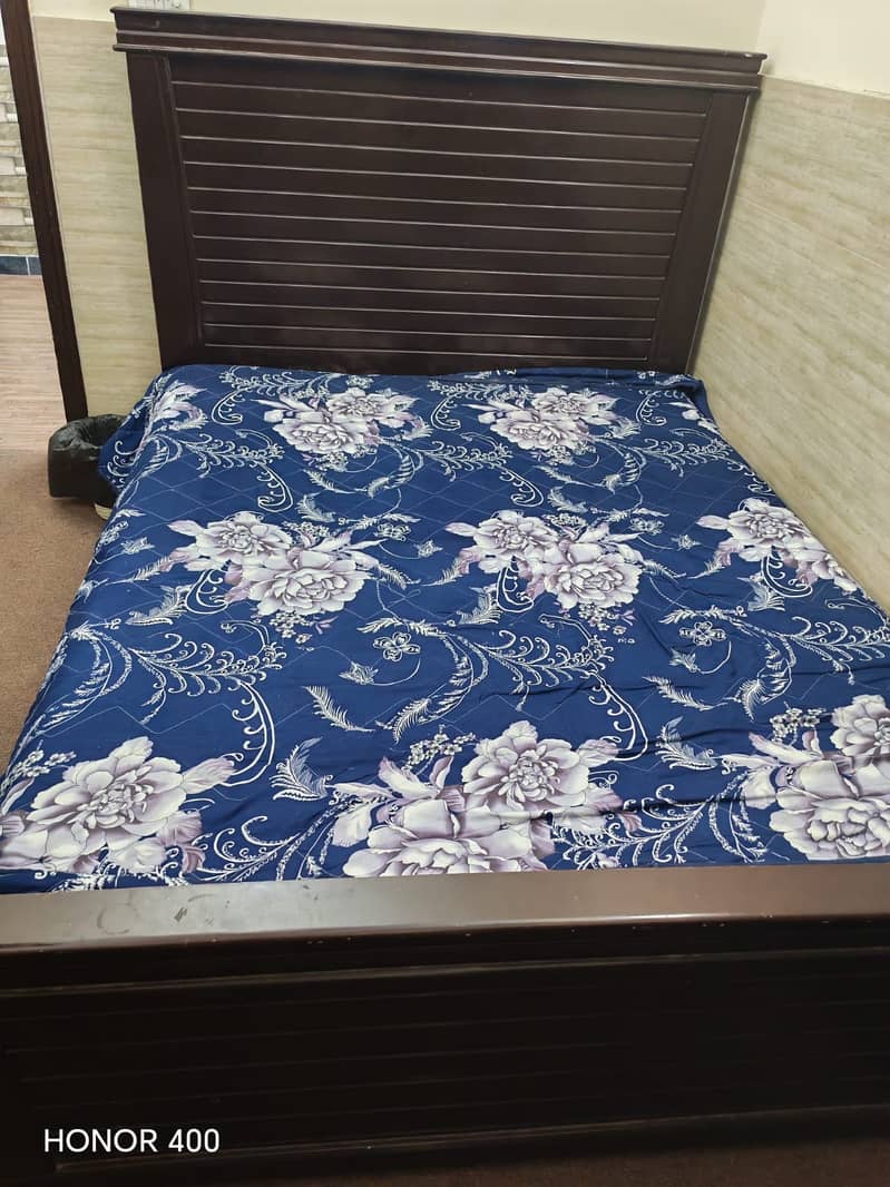 Double Bed with Foam Mattress for Sale 3