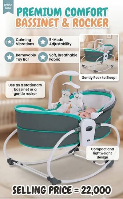 Kids Swing/ Mastela 5 in 1 Bassinet/ Kids Electrical Swing