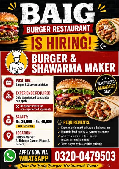 Burger Shawarma Maker