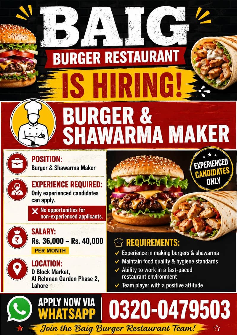 Burger Shawarma Maker 0