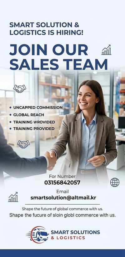 Sale Person for Dispatch house