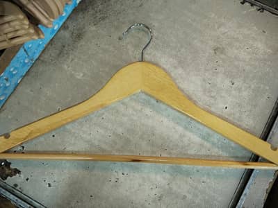 wooden hanger