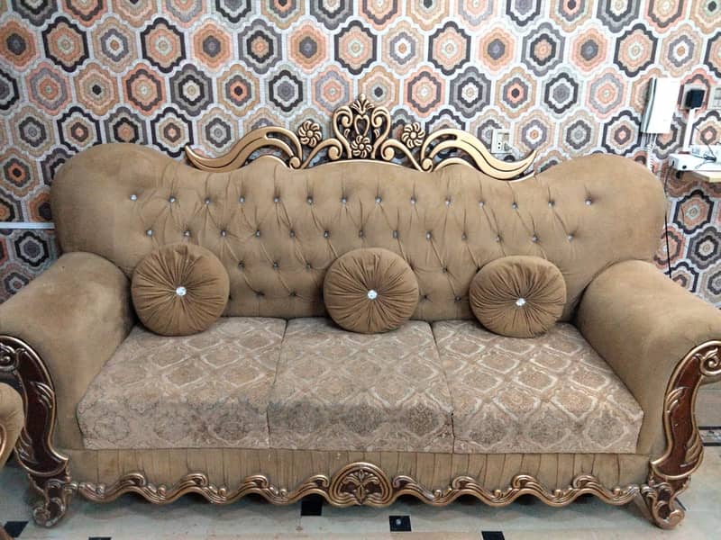 6 Seater sofa Wood Sofa 0