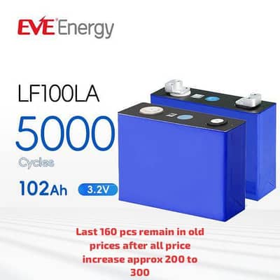 EVE LF100LA  Cell A Grade Cell  Limited Stock