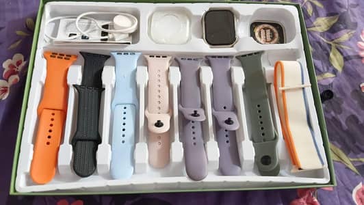7-in-1 Smart Watch D300 + 8 Straps
