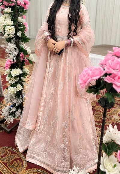 fancy pink sharar