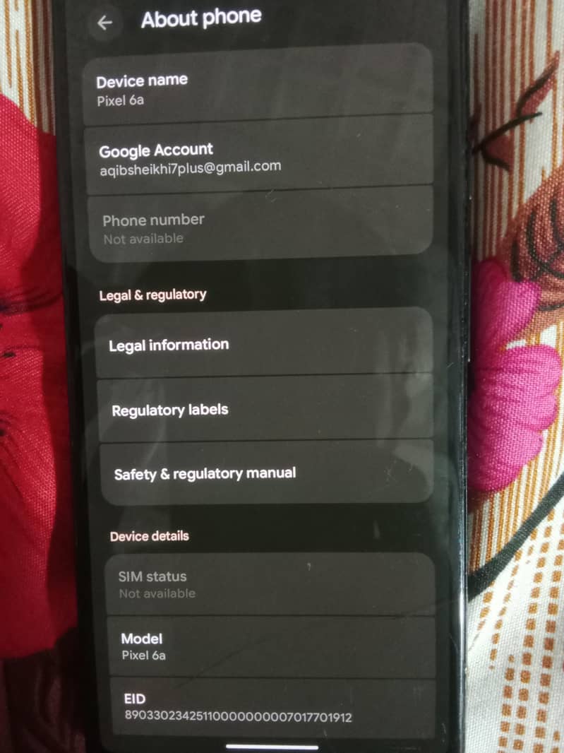 Google Pixel 6a 128 4