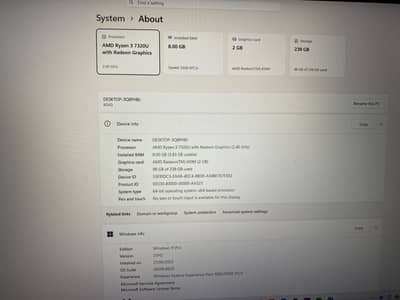 Lenovo IDEAPAD Slim 3 AMD Ryzen 3 7320U with Radeon Graphics