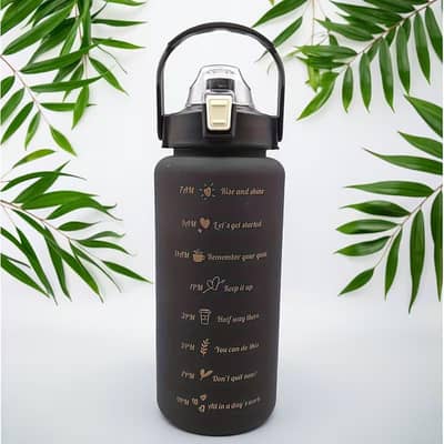 2000ml Water Bottle with Straw, Water Bottle for Girls and Female Gym