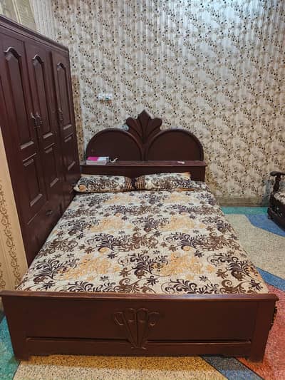 Classic Wooden Double Bed