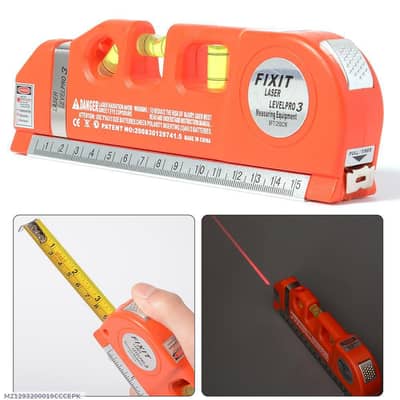 leaser level pro 3 red ABS plastic measuring tool