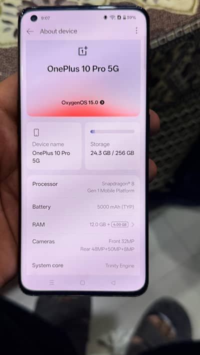 One Plus 10 Pro 5G 12/256 lush condition
