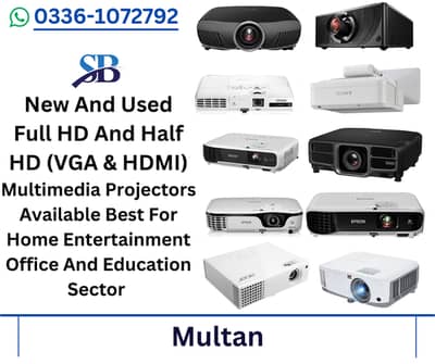 Branded HDMI Multimedia Projectors Available For Sale