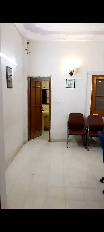 5 BED COMMERCIAL GROUND PORTION AVILABLE FOR RENT IN GULSHAN E IQBAL 13/D1