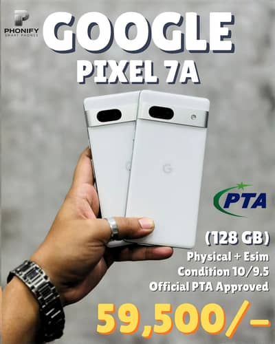 Google Pixel 7a 128gb Official PTA Approved