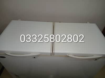 Double door deep freezer