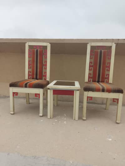 chairs and table set