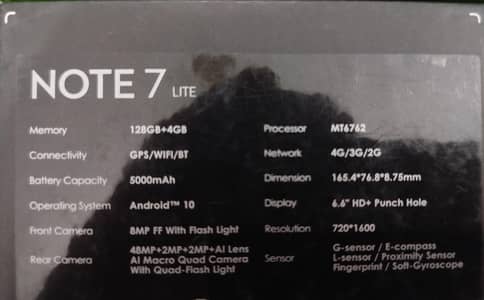 Infinix Note 7 lite