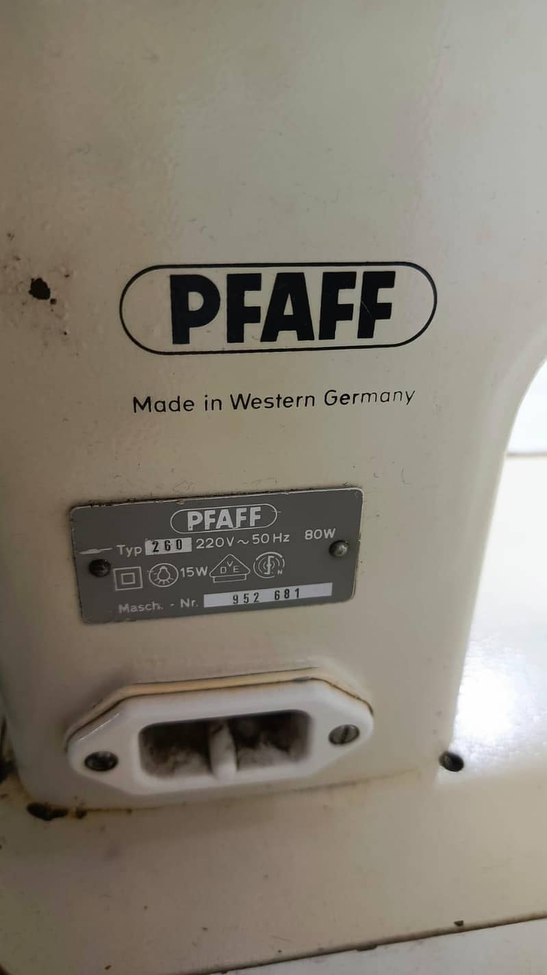 Pfaff machine 5