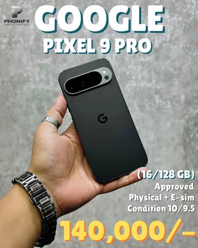 Google Pixel 9 Pro 16/128gb Official Pta Approved