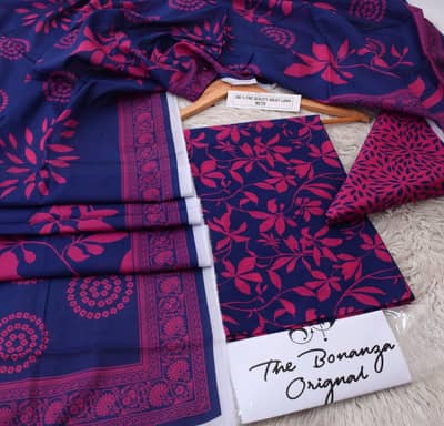 BONANZA_ Summer Sale  (3 Pcs/Unstitched