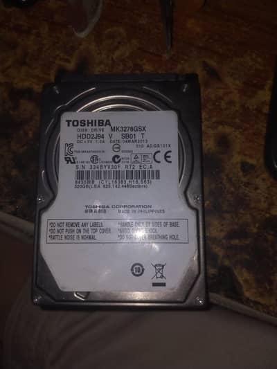 hard 320gb 100th ha all ok ha