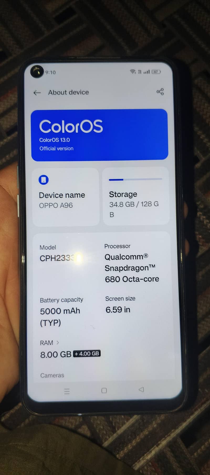 OPPO A96 6